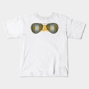 hangman glasses h_ngm_n Kids T-Shirt